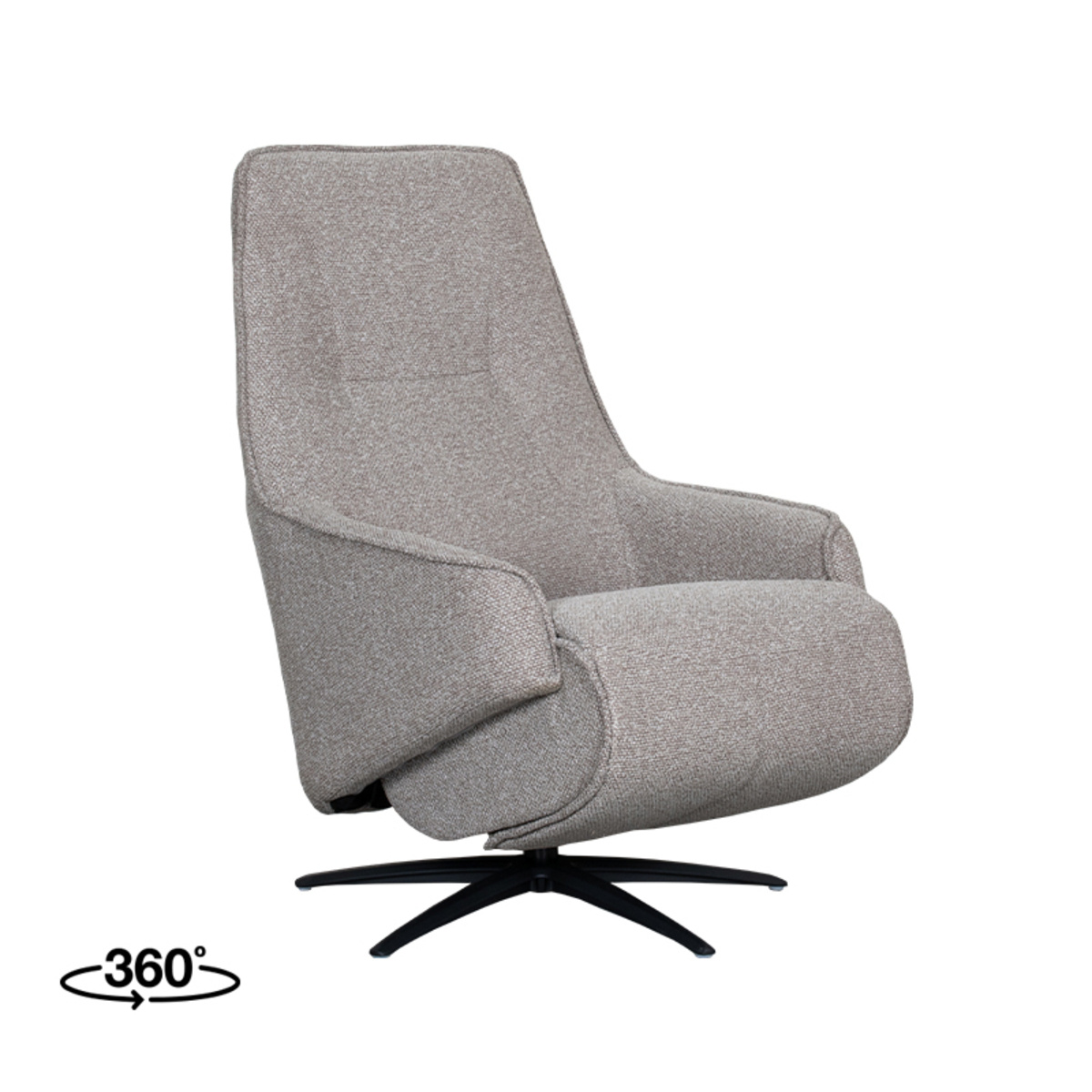 LABEL51 - Fauteuil Odense - Grijs - 87x68x110cm