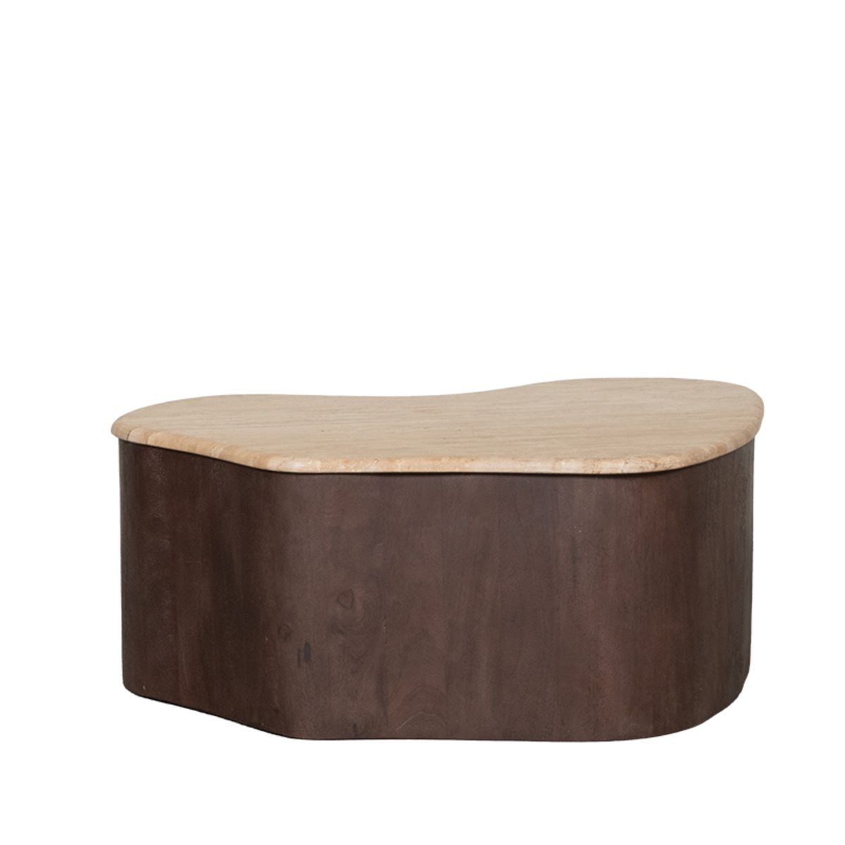 LABEL51 - Salontafel Davi - Bruin - 70x80x31cm