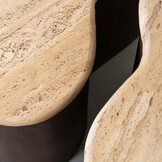 LABEL51 - Salontafel Davi - Bruin - 70x80x31cm