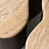 LABEL51 - Salontafel Davi - Bruin - 35x50x31cm