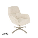 LABEL51 Fauteuil Chill Zone - Naturel - Boucle