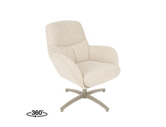 LABEL51 Fauteuil Chill Zone - Naturel - Boucle