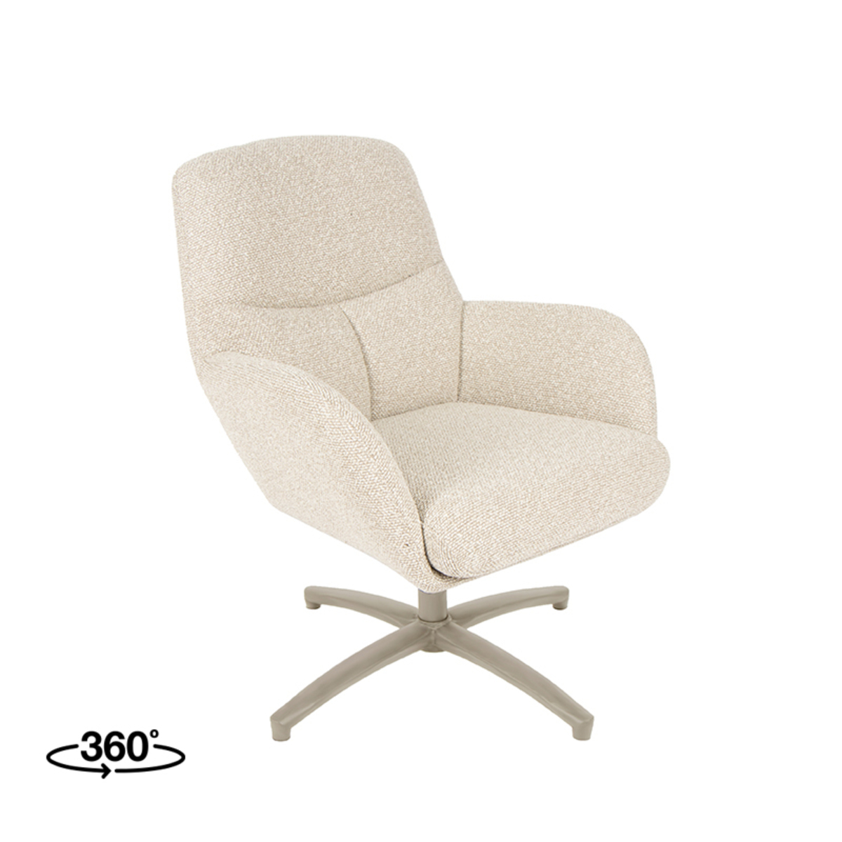 LABEL51 - Fauteuil Chill Zone - Beige - 73x68x90cm
