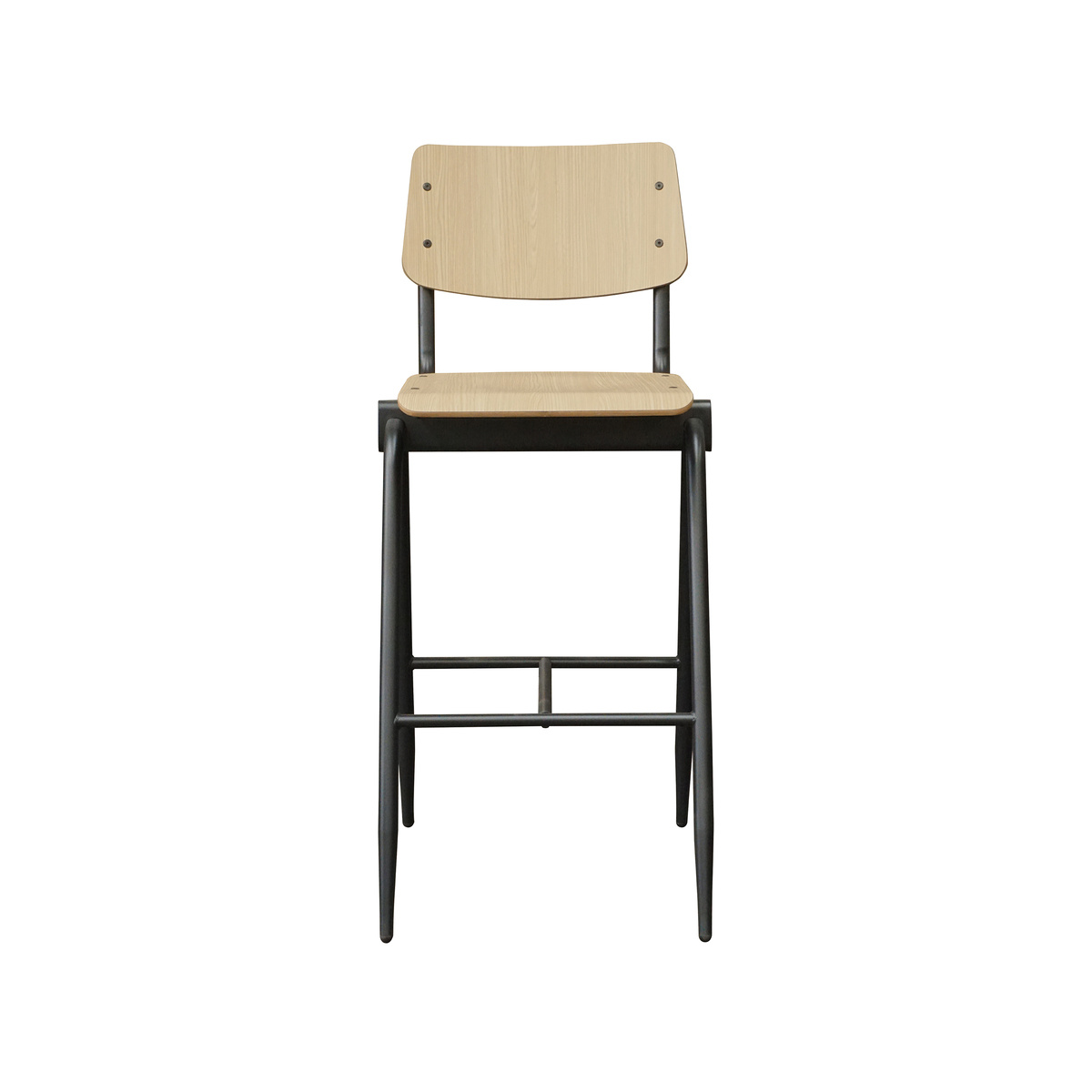 LABEL51 - Barstoel Solid - Beige - 58x49x109cm - Set van 2