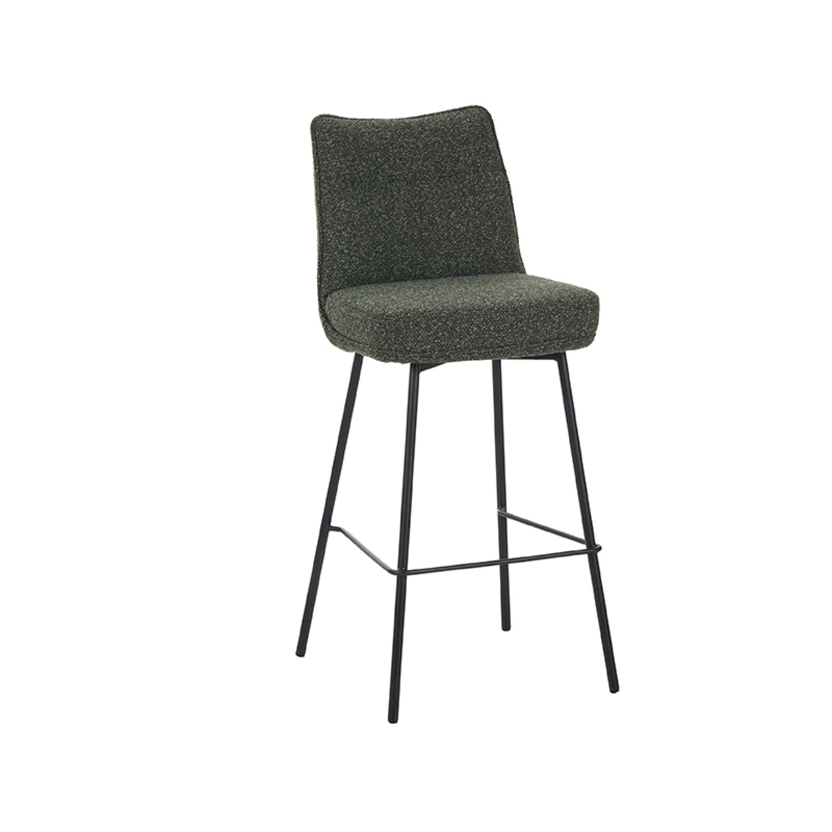 LABEL51 - Barstoel Lennon - Groen - 55x46x107cm - Set van 2