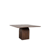 LABEL51 - Eetkamertafel Ingo - Bruin - 140x140x76cm