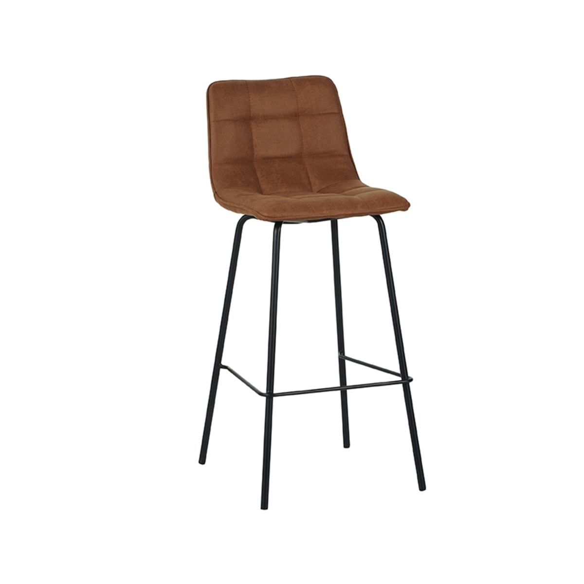 LABEL51 - Barstoel Bistro - Bruin - 51x44x115cm - Set van 2