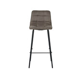 LABEL51 - Barstoel Bistro - Taupe - 51x44x115cm - Set van 2
