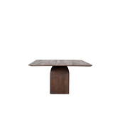 LABEL51 - Eetkamertafel Ingo - Bruin - 130x130x76cm
