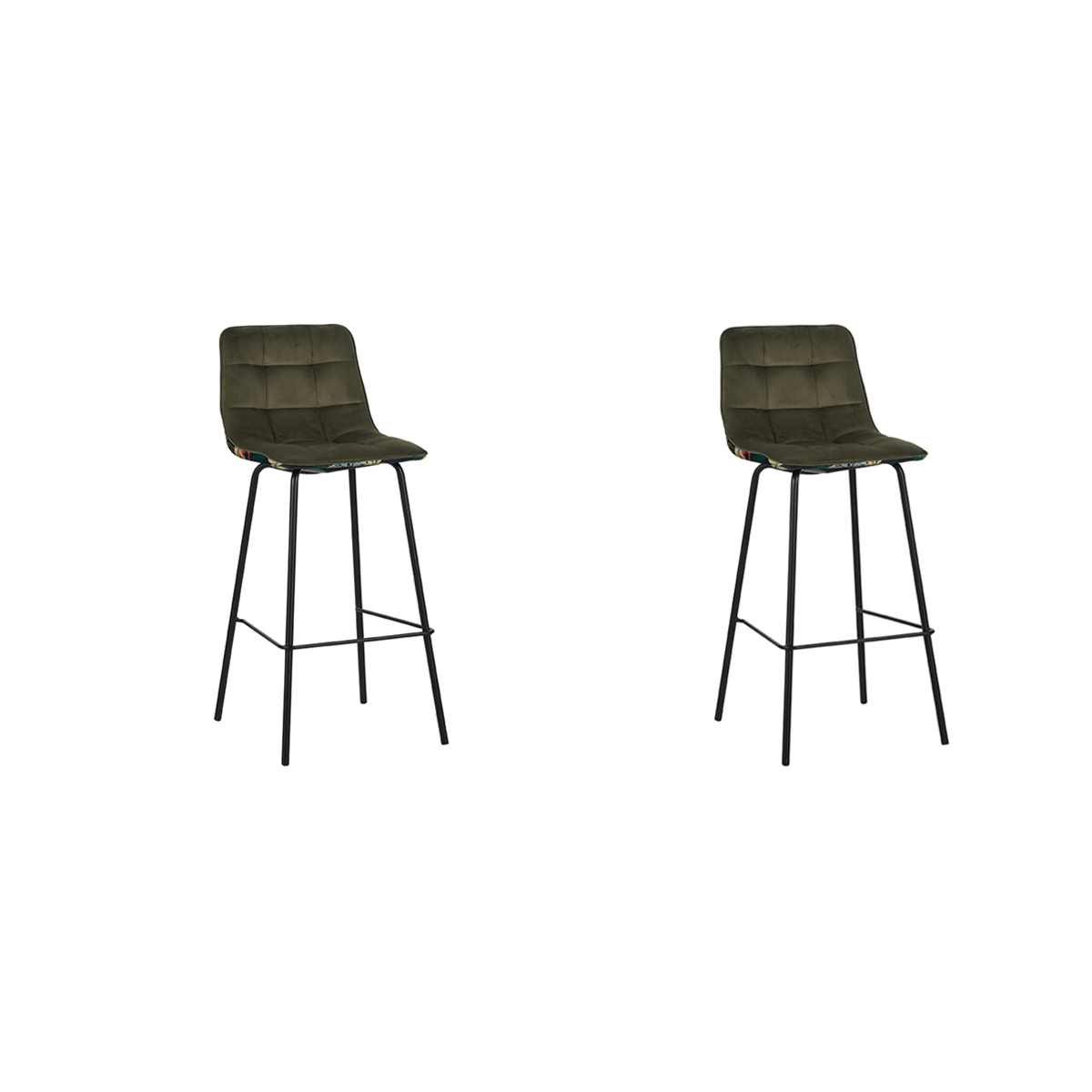 LABEL51 - Barstoel Bistro - Hunter - 51x44x115cm - Set van 2