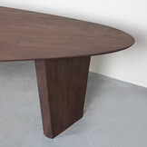 LABEL51 - Eetkamertafel Wow - Bruin - 130x300x75cm