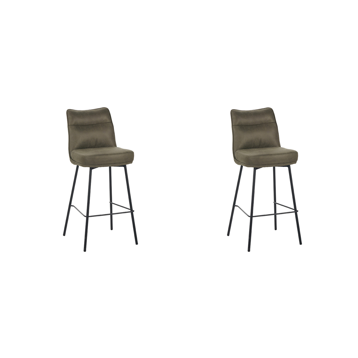 LABEL51 - Barstoel Lennon - Moss - 55x46x107cm - Set van 2