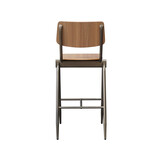 LABEL51 Barkruk Solid - Bruin - Hout - Zithoogte 75 - set van 2