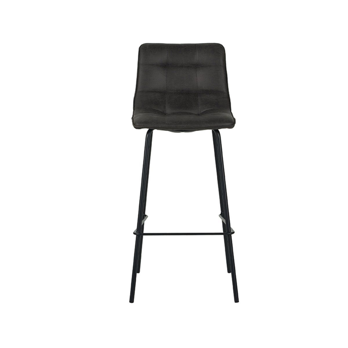 LABEL51 - Barstoel Bistro - Grijs - 51x44x115cm - Set van 2