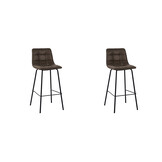 LABEL51 - Barstoel Bistro - Moss - 51x44x115cm - Set van 2