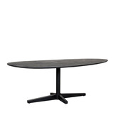 LABEL51 - Eetkamertafel Rosie - Zwart - 110x260x76cm