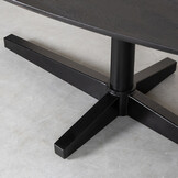 LABEL51 - Eetkamertafel Rosie - Zwart - 110x260x76cm