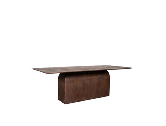 LABEL51 Eetkamertafel Owen - Espresso - Mangohout