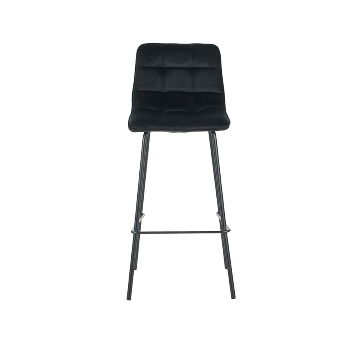 LABEL51 - Barstoel Bistro - Zwart - 51x44x115cm - Set van 2