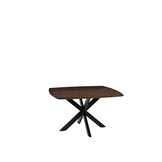 LABEL51 - Eetkamertafel Blake - Bruin - 130x130x76cm