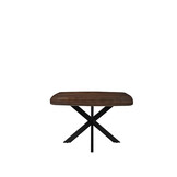 LABEL51 - Eetkamertafel Blake - Bruin - 130x130x76cm