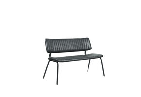 LABEL51 Eetkamerbank Gusto - Zwart - PU-Leder - 120 cm