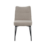 LABEL51 Eetkamerstoel Lennon - Naturel - Boucle - set van 2