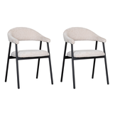 LABEL51 Eetkamerstoel Amaze - Naturel - Elite - set van 2