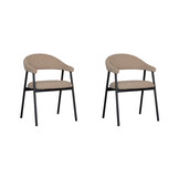 LABEL51 Eetkamerstoel Amaze - Clay - Elite - set van 2