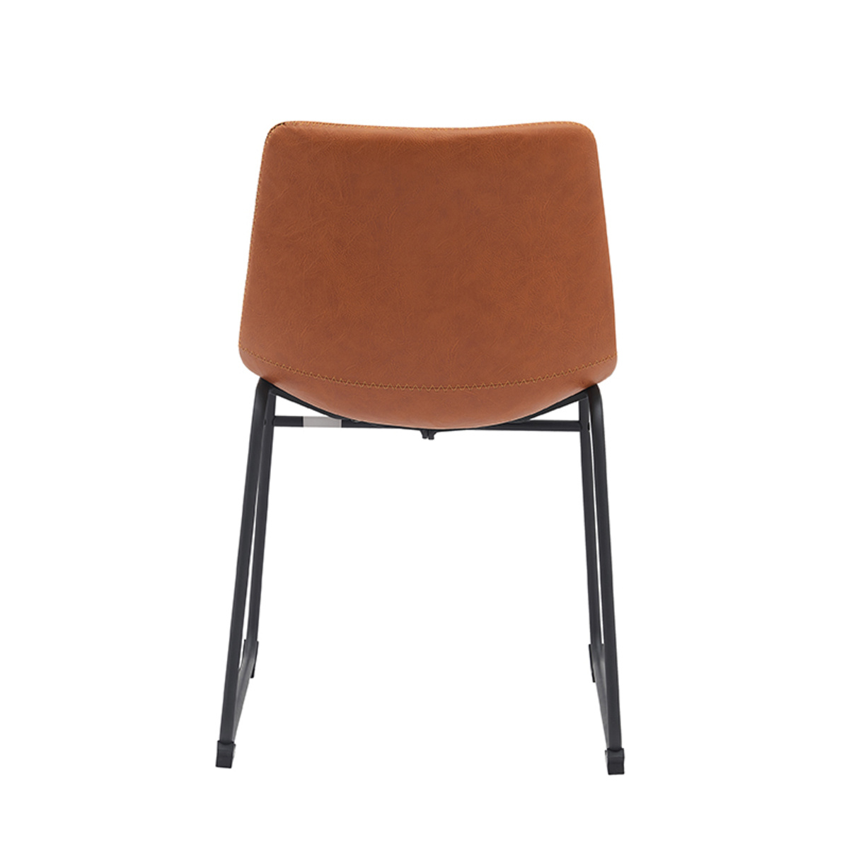LABEL51 - Eetkamerstoel Risto - Bruin - 55x47x79cm - Set van 2