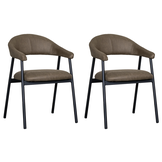 LABEL51 Eetkamerstoel Amaze - Moss - Micro Suede - set van 2