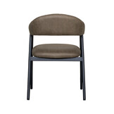 LABEL51 Eetkamerstoel Amaze - Moss - Micro Suede - set van 2