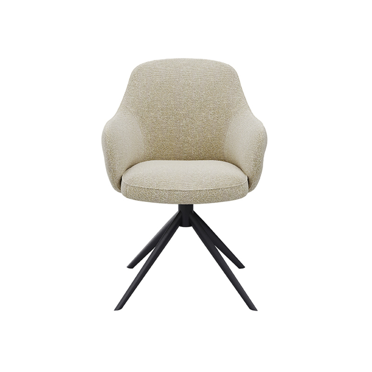 LABEL51 - Eetkamerstoel Bern - Beige - 66x61x91cm - Set van 2