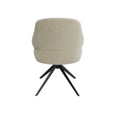 LABEL51 - Eetkamerstoel Bern - Beige - 66x61x91cm - Set van 2