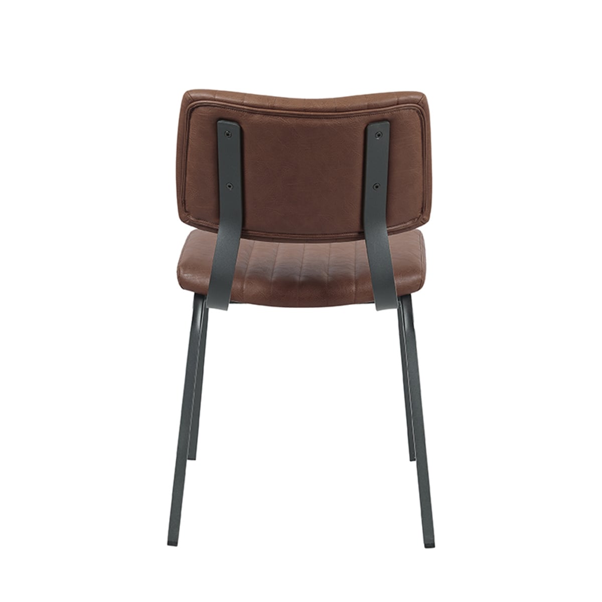 LABEL51 - Eetkamerstoel Gusto - Bruin - 56x46x79cm - Set van 2