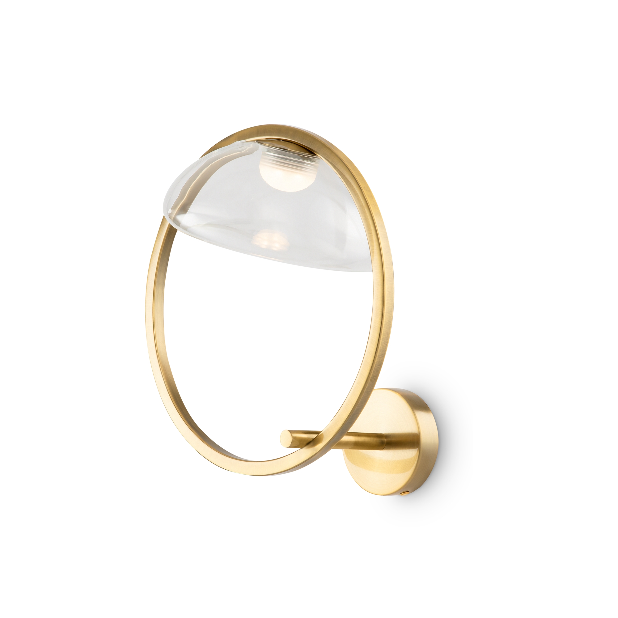 Maytoni - Wandlamp Lunare - Messing - Ø32