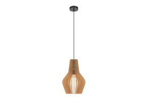 Maytoni - Hanglamp Roots - Zwart - Ø30