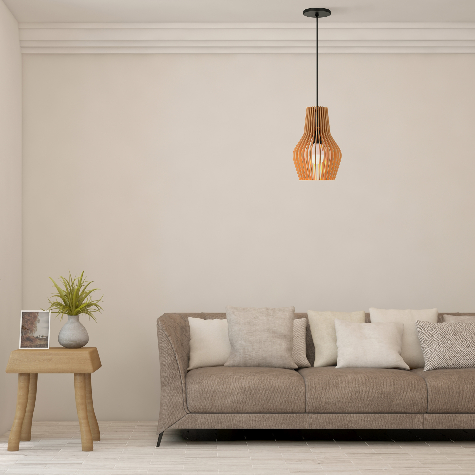 Maytoni - Hanglamp Roots - Zwart - Ø30
