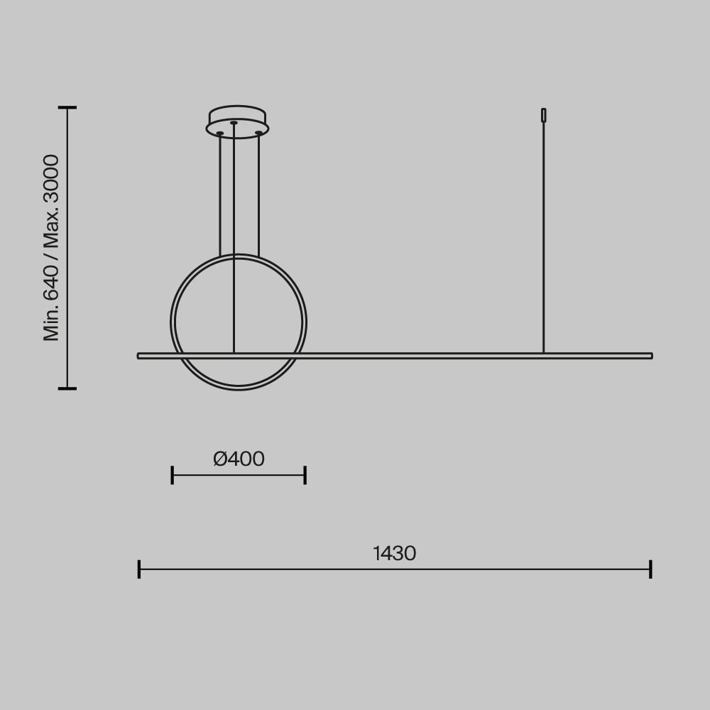 Maytoni - Hanglamp Halo - Messing