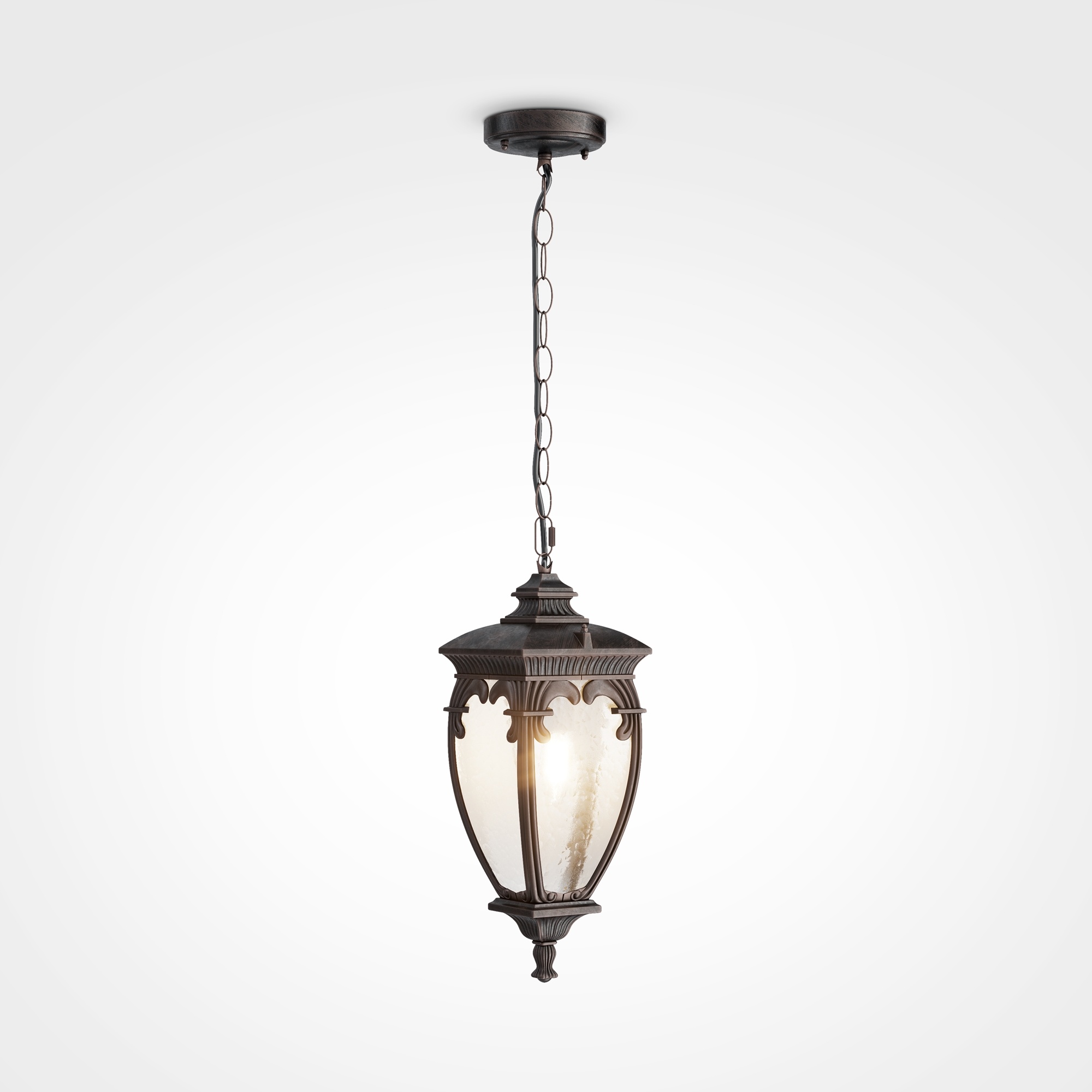 Maytoni Outdoor - Hanglamp Fleur - Bronzen antiek - Ø15