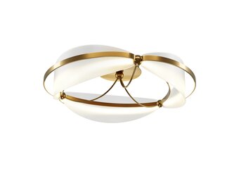 Maytoni - Plafondlamp Breeze - Messing - Ø60