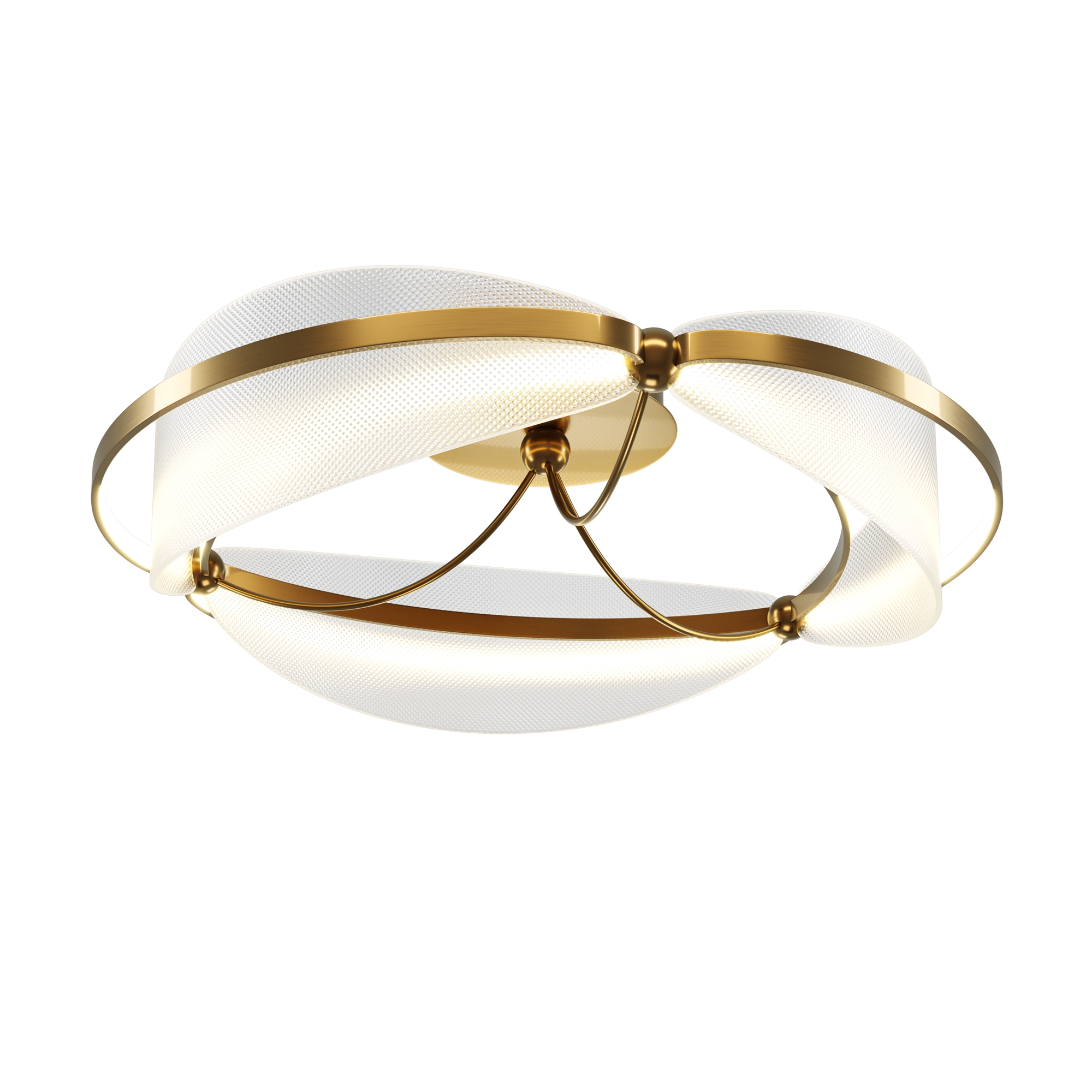 Maytoni - Plafondlamp Breeze - Messing - Ø60