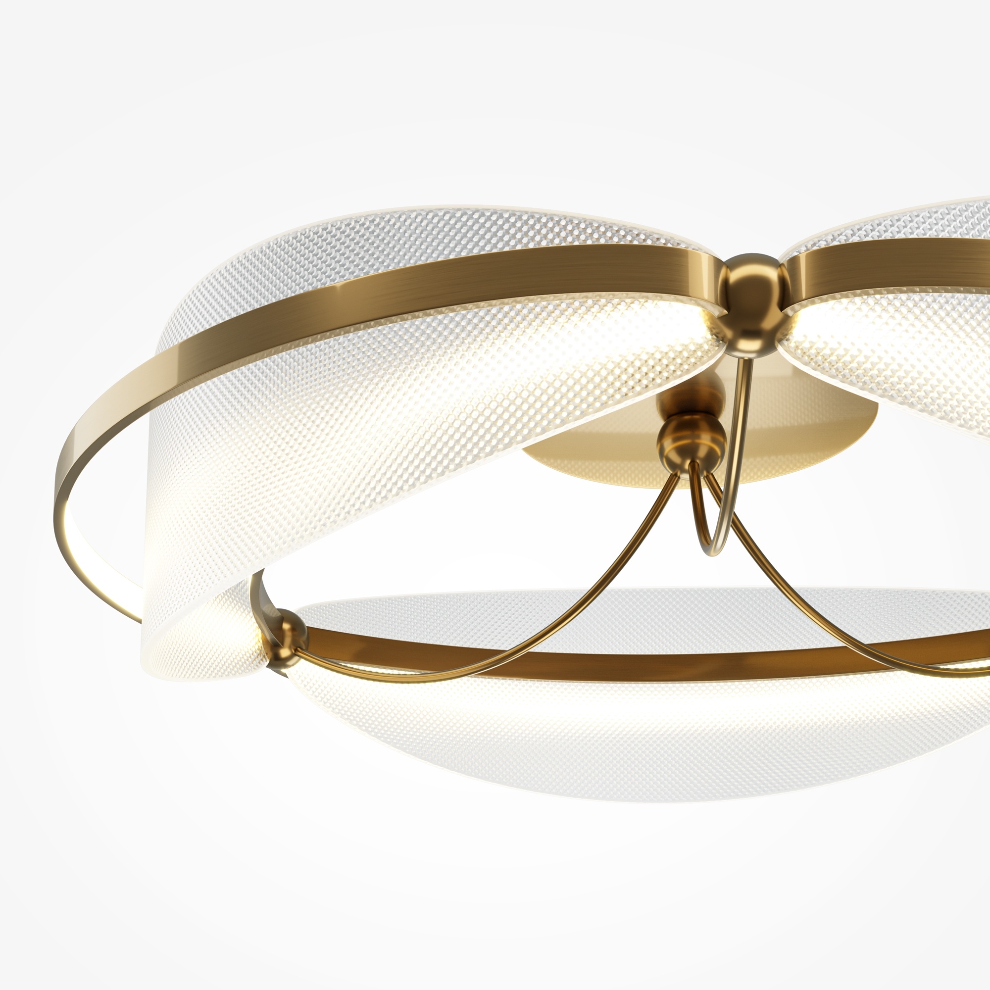Maytoni - Plafondlamp Breeze - Messing - Ø60