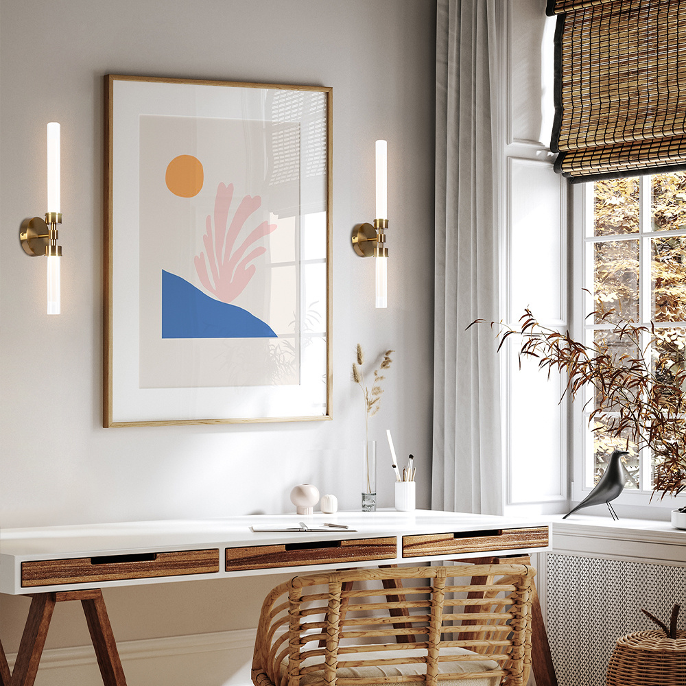 Maytoni - Wandlamp Stelo - Messing