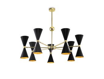 Maytoni - Hanglamp Vesper - Goud - Ø91