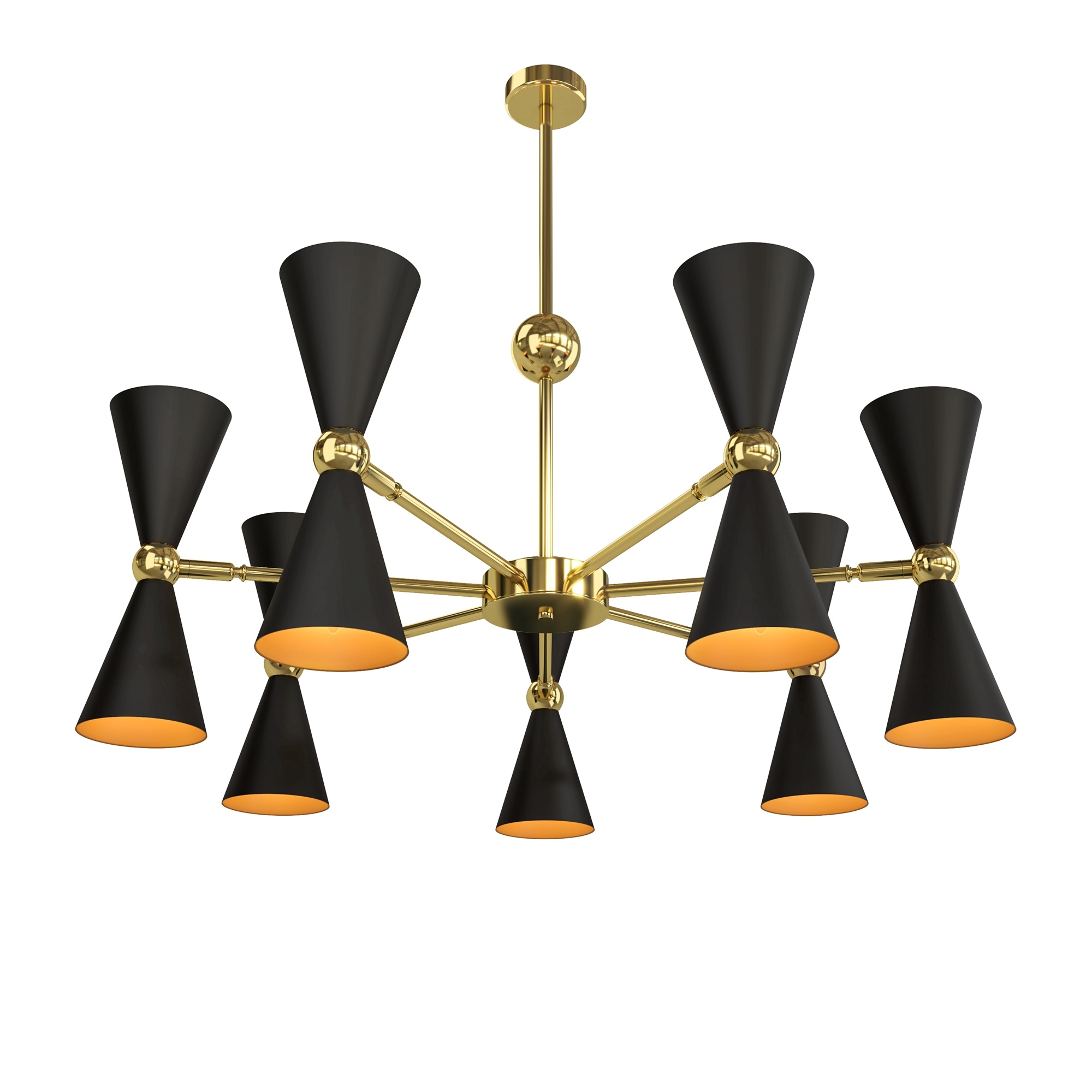 Maytoni - Hanglamp Vesper - Goud - Ø91