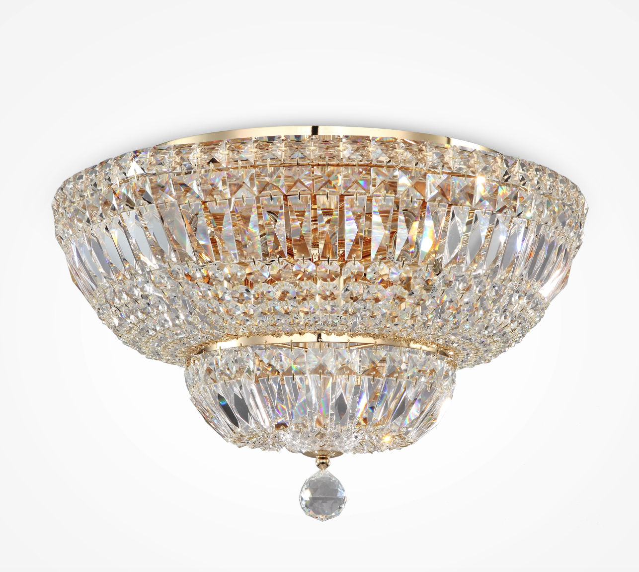 Maytoni - Kroonluchter Basfor - Goud - Ø46