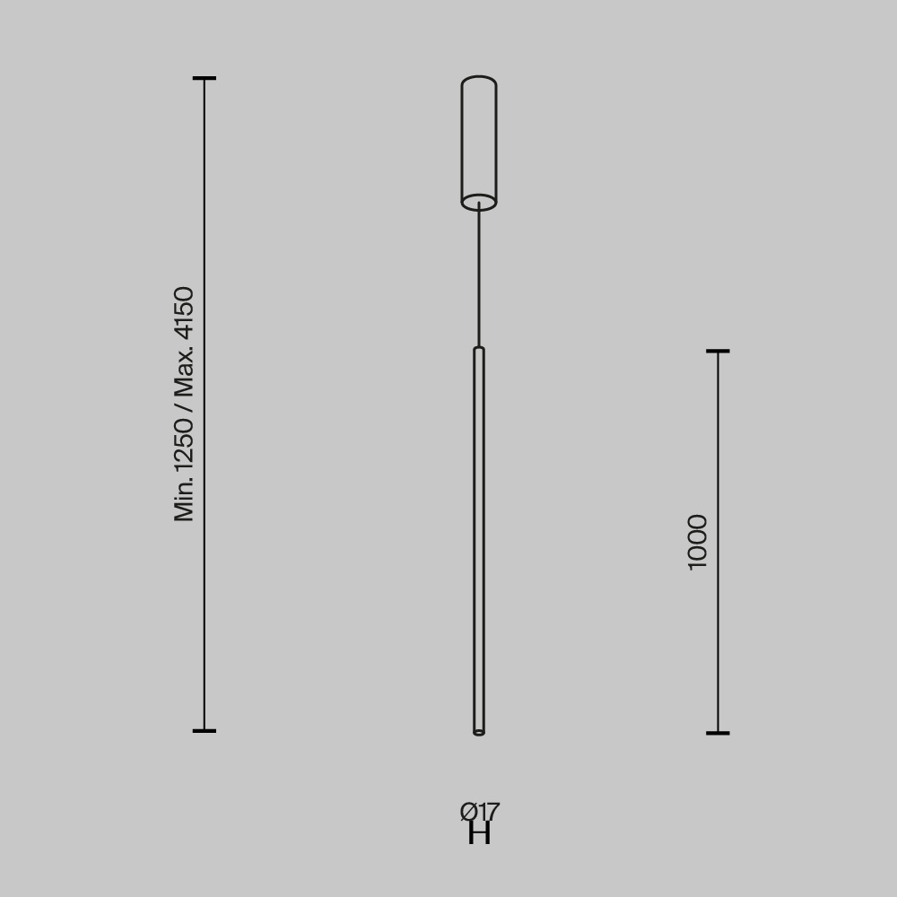 Maytoni - Hanglamp Halo - Zwart - Ø1,7