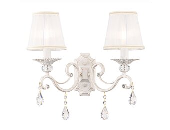 Maytoni - Wandlamp Grace - Wit met goud