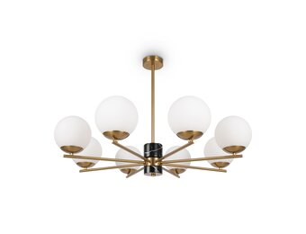 Maytoni - Hanglamp Marble - Messing - Ø81